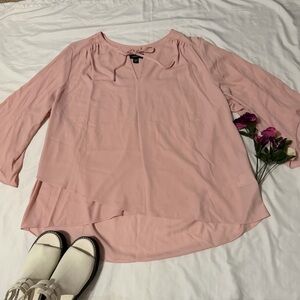 Karen Kane Soft Pink Blouse